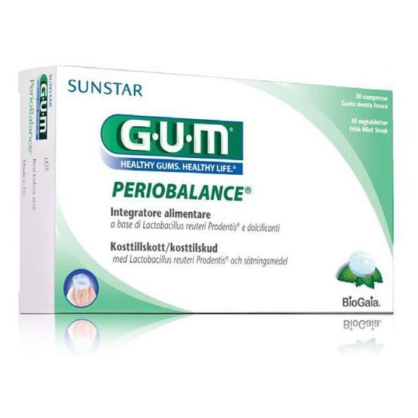 sunstar italiana srl gum periobalance integratore alimentare 30 compresse