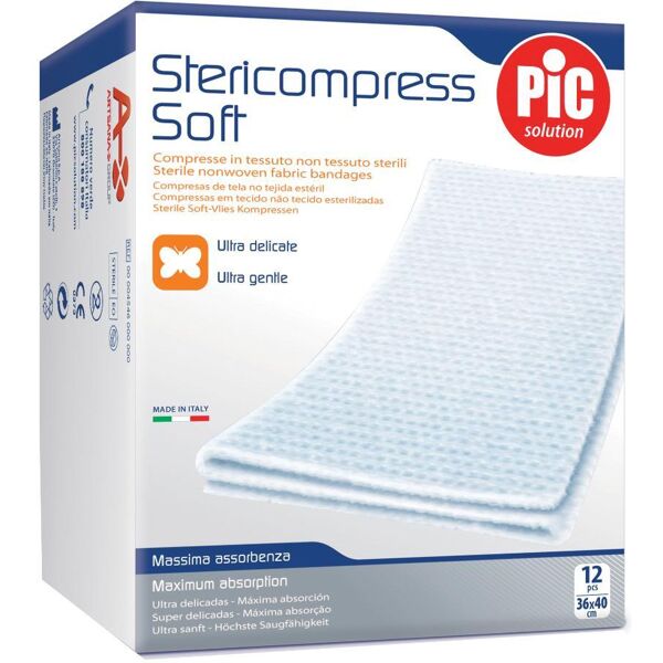 pikdare spa artsana pic stericompress soft compresse di garza sterile 10 x 10 cm 6 pezzi