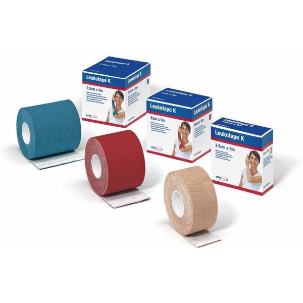 essity italy spa bsn medical  medicazioni leukotape k nastro adesivo 7,5cm x 5m blu