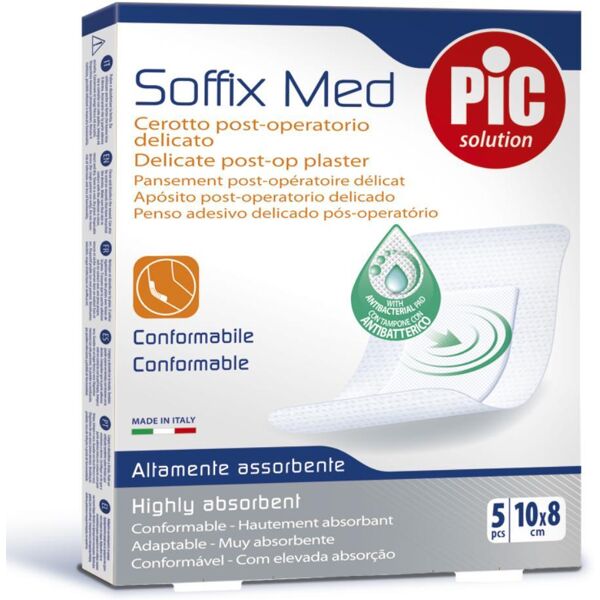 pikdare spa artsana cerotto pic in tessuto non tessuto soffix med 10x8 cm 5 pezzi