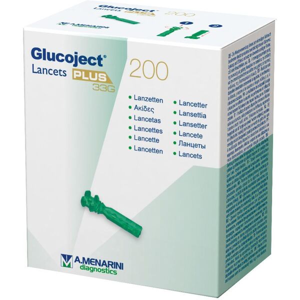 a.menarini diagnostics a.menarini lancette pungidito glucojet plus gauge 33 200 pezzi