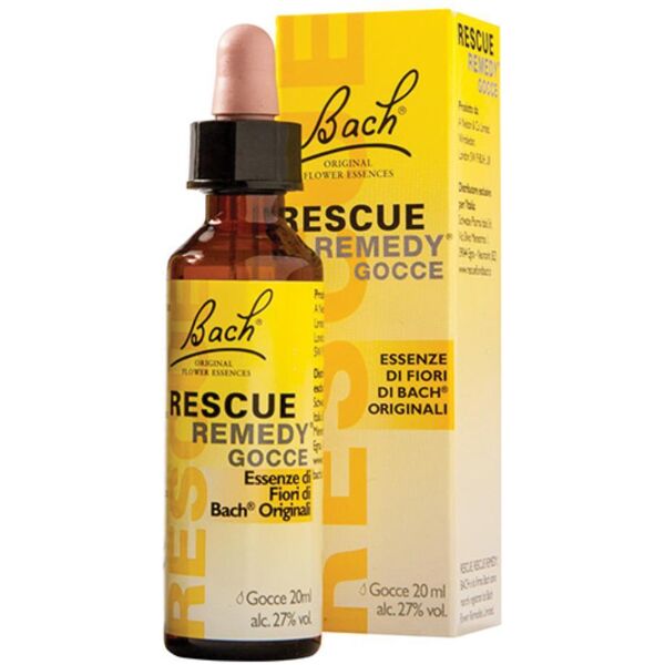 schwabe pharma italia srl rescue remedy gocce fiori di bach calmanti per ansia e stress 20 ml