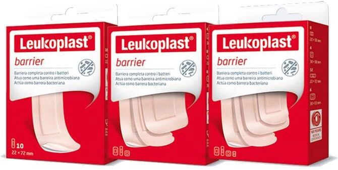 essity italy spa essity  linea medicazioni specializzate leukoplast barrier cerotto sicuro 72x22 10 cerotti