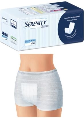 serenity spa pannolone per incontinenza formato rettangolare con barriera serenity 30 pezzi