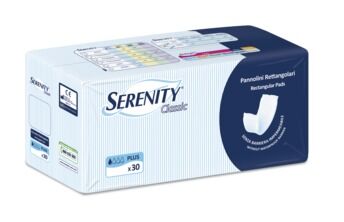 serenity spa pannolone per incontinenza formato rettangolare senza barriera serenity 30 pezzi
