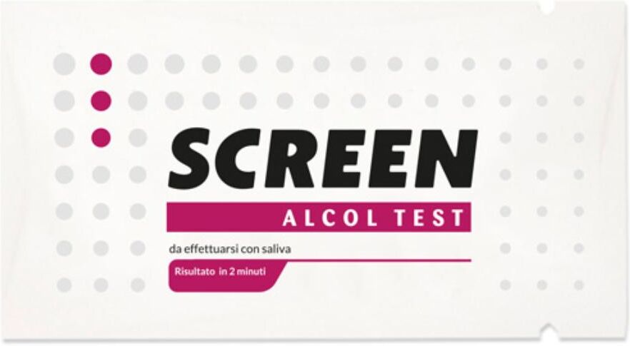 screen italia srl screen alcol test saliv 1pz