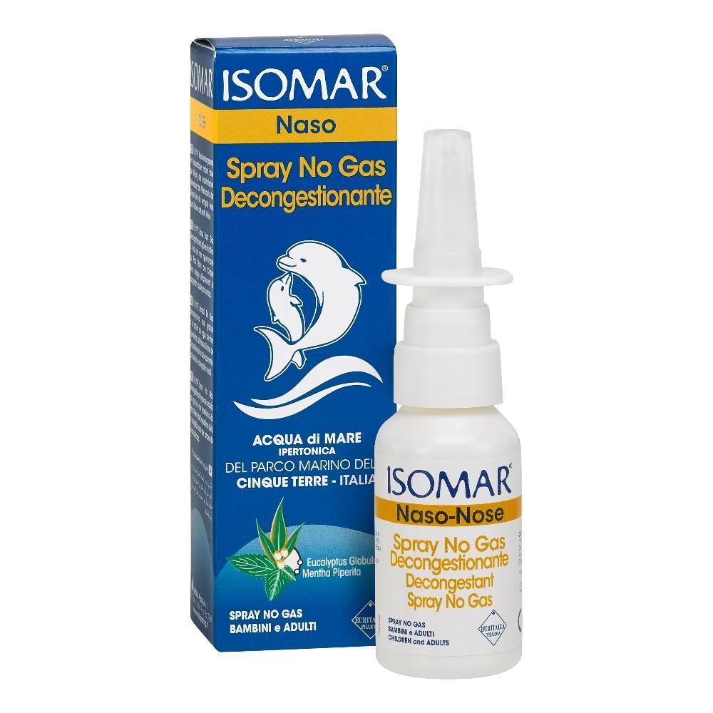 euritalia pharma (div.coswell) isomar soluzione acqua mare naso ipertonica naso spray decongestionante 30 ml