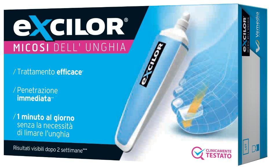 cooper consumer health it srl vemedia  cura e salute delle unghie excilor penna anti-micotica 3,3 ml