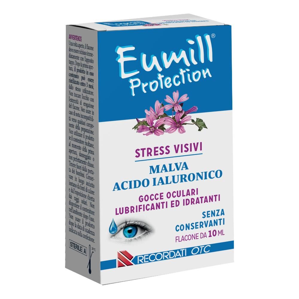 recordati spa eumill protection  gocce oculari  lubrificante per occhi 10 ml