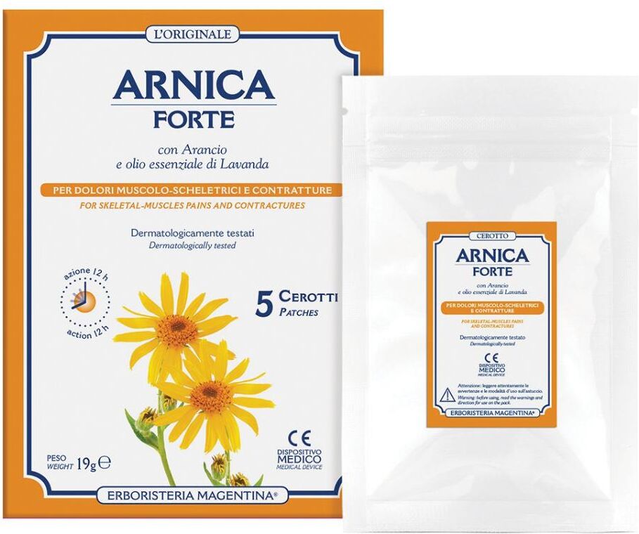 erboristeria magentina srl arnica fte cerotti 5pz     erm