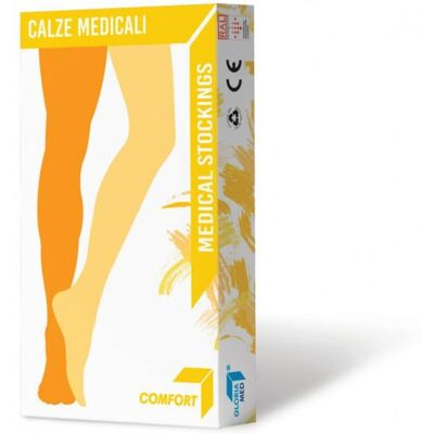 GLORIA MED SpA Gloriamed Gambaletto Cotone 142 a Compressione Medicale per Gambe – Calza Elastocompressiva Unisex per Circolazione e Benessere GLORIA MED SpA Gloriamed Gambaletto Cotone 142 a Compressione Medicale per Gambe – Calza Elastocompressiva Unisex per Circolazione e Benessere