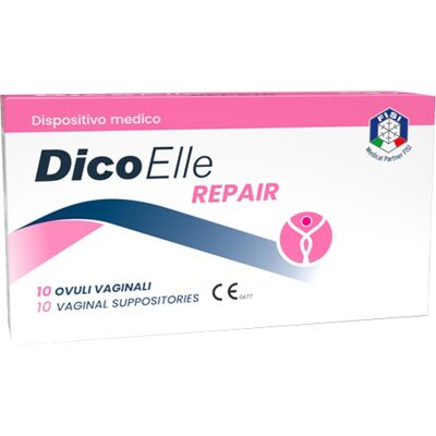 DICOFARM SpA Dicoelle Repair Ovuli Vaginali Lenitivi e Idratanti 10 Pezzi per Benessere Intimo e Riparazione della Mucosa DICOFARM SpA Dicoelle Repair Ovuli Vaginali Lenitivi e Idratanti 10 Pezzi per Benessere Intimo e Riparazione della Mucosa
