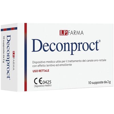 BIONATIVA SpA Deconproct Trattamento Lenitivo 10 Supposte BIONATIVA SpA Deconproct Trattamento Lenitivo 10 Supposte