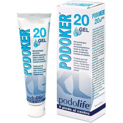 EPITECH GROUP SpA Podoker 20 Gel 100 Millilitri Trattamento Piedi per Calli Duroni e Pelle Secca Indurita EPITECH GROUP SpA Podoker 20 Gel 100 Millilitri Trattamento Piedi per Calli Duroni e Pelle Secca Indurita