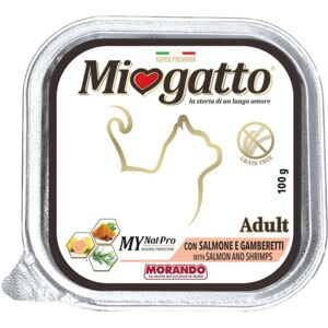 MORANDO MIOGATTO ADULT SALM/GAMB 100G