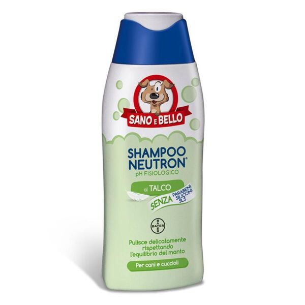 elanco bayer vet bayer pet  animali domestici sano e bello cani neutron shampoo 250 ml