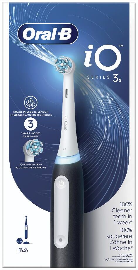 procter spazzolino elettrico oral-b io 3 black