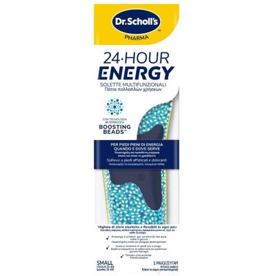 Scholl 24-Hour Energy solette multifunzionali memory foam taglia S Scholl 24-Hour Energy solette multifunzionali memory foam taglia S