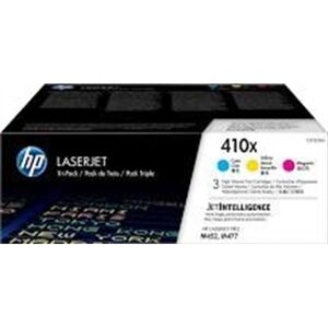 HP Multipack 3 Toner originali  410X - Ciano, Giallo, Magenta