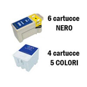 Epson 10 Cartucce  compatibili T007 e  T008