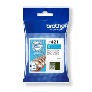 Brother Cartuccia inkjet LC421C colore ciano Originale per