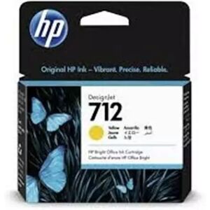 HP Cartuccia Inchiostro 712 colore giallo 29 ml.