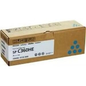 Ricoh 408185 - SP C360HE - Toner Originale ciano per  Ri