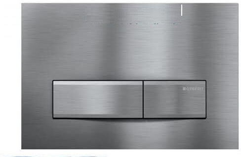 Geberit Placca Sigma 50 Cromata Spazzolata Geberit Placca Sigma 50 Cromata Spazzolata