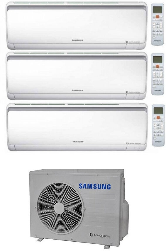 Samsung Condizionatore Samsung Trial Split Maldives Quantum R-32 7000+7000+12000 Aj052rcj3eg/eu A+++