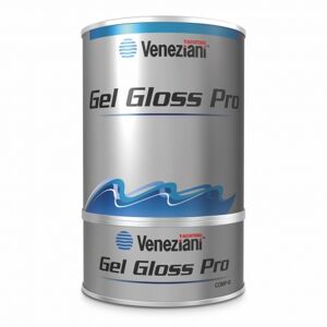 Veneziani Vernice poliuretanica bicomponente Gel Gloss Pro (A+B) 0,75 Verde reef