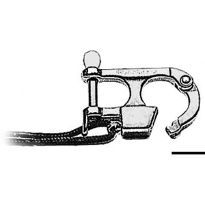 Osculati Moschettone in acciaio inox per sci nautico, conforme norme Ri.Na con dichiarazione 165/06/DIP del 18/04/1988 Moschettone per sci nautico 59,5 mm