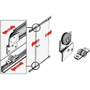 Osculati Accessori per porte scorrevoli Rotaia x coulisse 45x14x2000