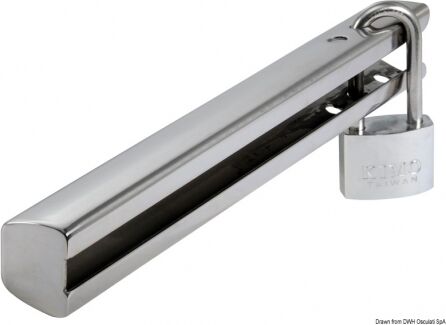 Osculati Dispositivo antifurto in acciaio inox per motori fuoribordo Antifurto inox x motori 280 mm