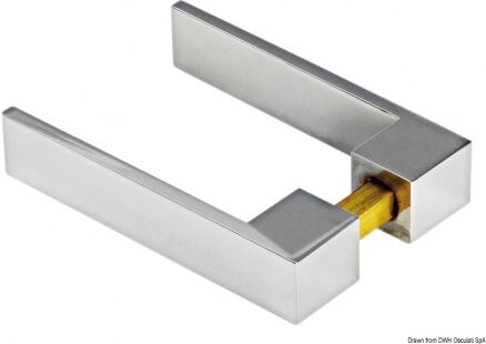 Osculati Maniglie per porte con quadro universale Maniglietta Nauta R Inox 8 mm