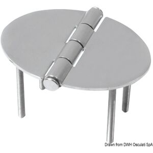 Osculati Cerniera ovale Cerniera 78x56mm 3mm viti Osculati Cerniera ovale Cerniera 78x56mm 3mm viti