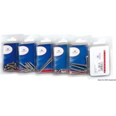 Osculati Viteria in blister Bullone svas. taglio 4X40 AISI 316 (Blister 5 pz) Osculati Viteria in blister Bullone svas. taglio 4X40 AISI 316 (Blister 5 pz)
