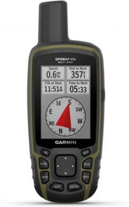 Garmin GPSMAP® 65s navigatore portatile multibanda con sensori