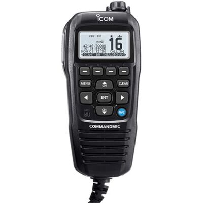 ICOM HM-195GB CommandMic nero per IC-M423GE / IC-M430E / IC-M410BB / IC-M510E / IC-M510BB ICOM HM-195GB CommandMic nero per IC-M423GE / IC-M430E / IC-M410BB / IC-M510E / IC-M510BB