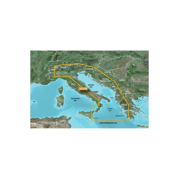 garmin cartografia bluechart g3 con supporto sd/micro sd italia mar adriatico hxeu014r