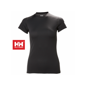 Helly Hansen T-Shirt Tech da donna in tessuto tecnico nero S