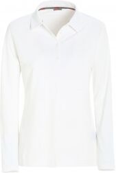 Slam Polo da donna Tech Pique Ls bright white S