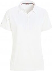 Slam Polo da donna Tech Pique Ss bright white XS