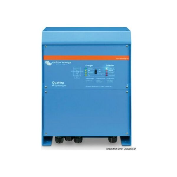 victron energy sistema combinato con caricabatteria e inverter victron quattro 12/3000/120