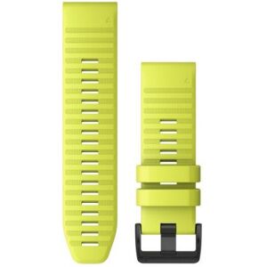 Garmin Cinturino in silicone per Quatix 26 mm. Giallo limone