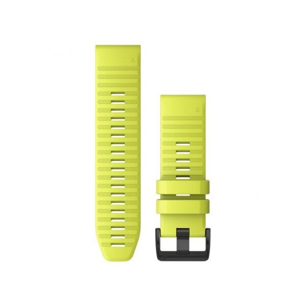 garmin cinturino in silicone per quatix 26 mm. giallo limone