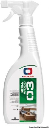 Osculati Brillwood detergente ravvivante per superfici in legno Brillwood detergente ravvivante per legno 750 ml