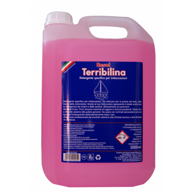 Resol Terribilina 5l Detergente ecologico per barche - Detergente Resol Terribilina 5l Detergente ecologico per barche - Detergente
