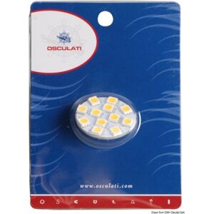 Osculati Lampadina LED SMD zoccolo G4 Lampadina 12 LED G4 Ø 30 mm attacco posteriore