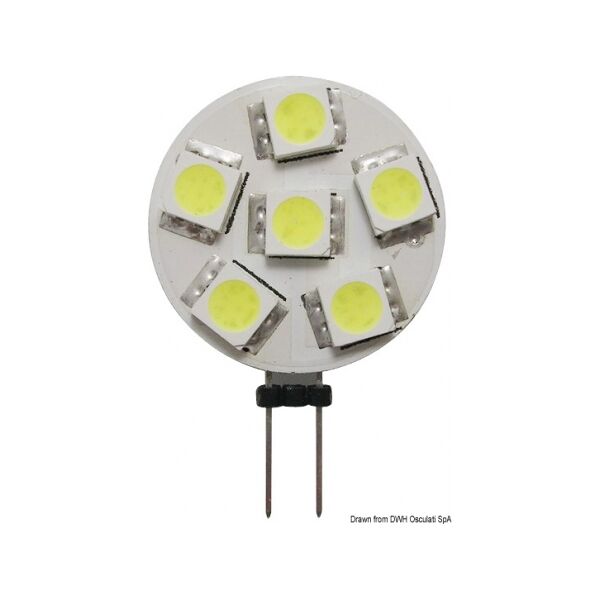 osculati lampadina led smd zoccolo g4 lampadina 6 led g4 Ø 24 mm attaco laterale