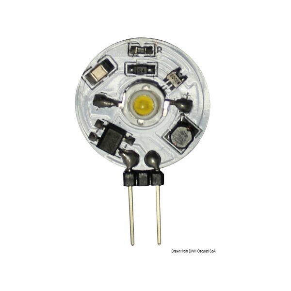 osculati lampadina led smd zoccolo g4 lampadina led hd 12/24 v g4 1,4 w 90 lm